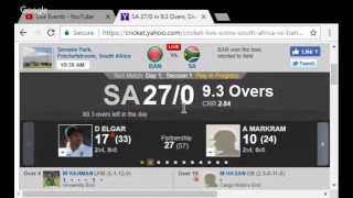 Bangladesh vs South Africa 1st Test Match Live Stream