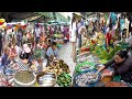 Boiled Snails, Shrimp, Steamed Mackerel Fish, &amp; More - Cambodian Routine Fresh Food