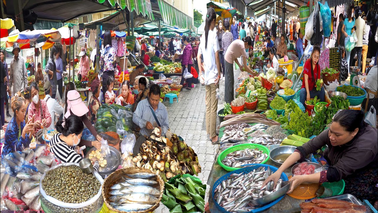 Boiled Snails, Shrimp, Steamed Mackerel Fish, & More - Cambodian ...