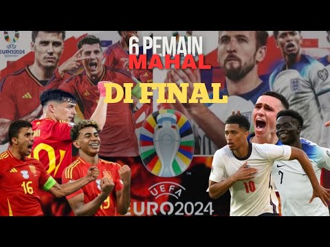chayatoto x judibola - 6 pemain termahal di final euro 2024#football #sepakboladunia #euro2024