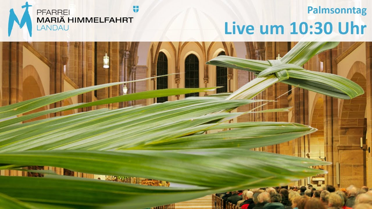 Gottesdienst an Palmsonntag 2025 - YouTube