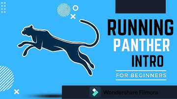 How to make running panther intro in Filmora X