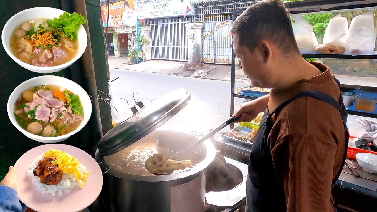 Hidden Gem! Phnom Penh Street Food Breakfast Everyone Eats
