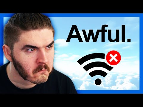 I HATE Airplane Wifi.