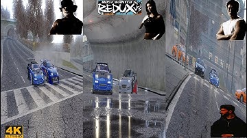 NFS MOSTWANTED REDUX  V3.04  NSX  BLACKLİST RACE PART2 ULTRAGRAPHİCHS |4KUHD|