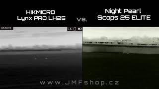 Termovizní monokulár HIKMICRO Lynx PRO LH25 vs. Night Pearl Scops 25 ELITE