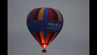 FRANCE Montgolfières se pose à CHASTELLUX-sur-CURE le 18 juillet 2020.
