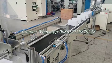 Facial tissue kleenex automatic carton box production line