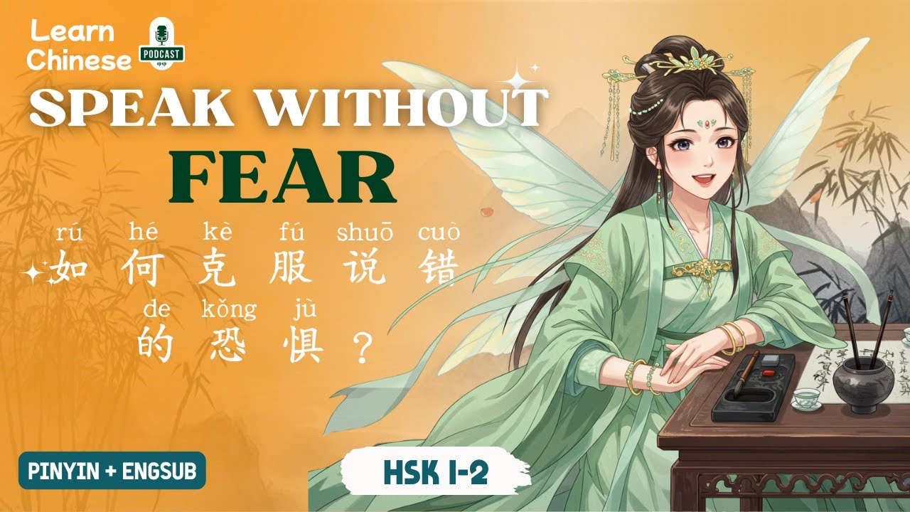 HSK 1-2 | Как преодолеть страх речевых ошибок? | Практика аудирования китайского языка