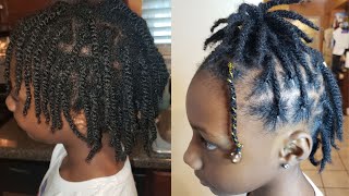 Loc Update Two Strand Twist | Loc Styles For Kids | How to Interlock Dreads With Crochet Needle by Brittany Coriece 2,671 views 3 years ago 11 minutes, 16 seconds