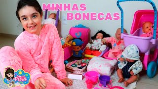 PREPARANDO MINHAS BONECAS PARA O FRIO, BEBÊ REBORN, BABY ALIVE, CRY  BABIES