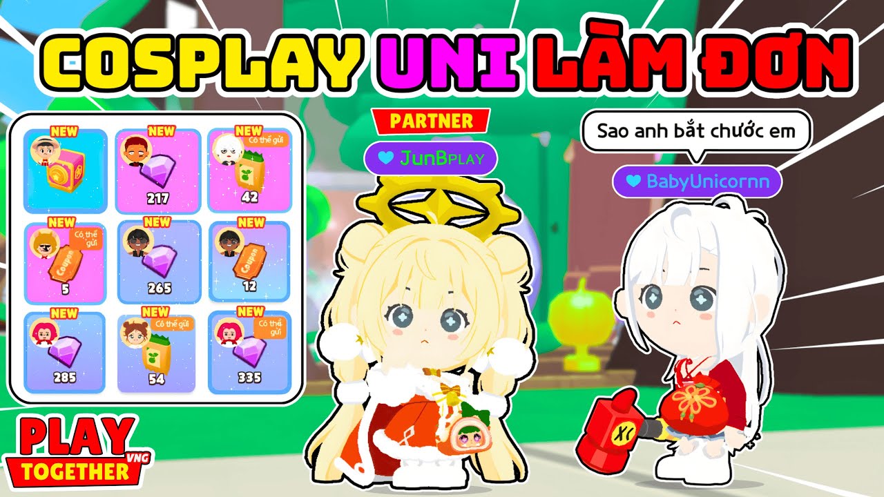 Play Together | Mình Thử Cosplay Uni Làm Mới Đơn Hàng Ở Nông Trại Và Cái Kết