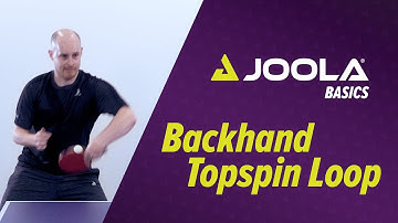 Learn How to Do a Backhand Loop for Table Tennis Beginners | JOOLA Basics