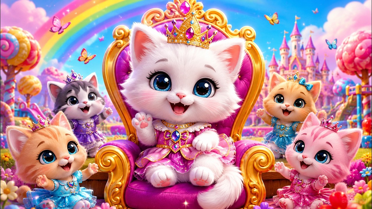 Meow Meow Billi Kerti Meow | म्याऊँ म्याऊँ बिल्ली करती म्याऊँ | Hindi Rhyme | Nursery Rhyme For Kids