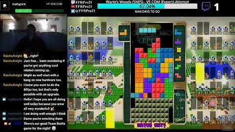 Switch - Tetris 99 - 301 Lines Cleared and 16 KOs with Zelda Theme