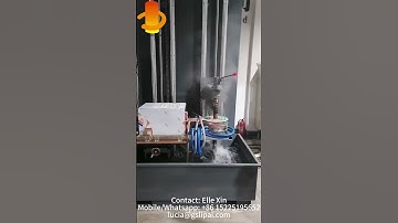 Shaft hardening quenching machine tool #inductionhardening #inductionheating #shaft#shorts