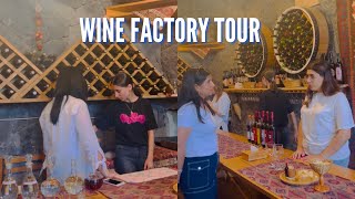 Armenian Wine factory walking tour 🍷| How red wine is made ? #walkingtour #redwine #armenia