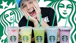 HOW TO ORDER STARBUCKS SECRET DRINK MENU! RAINBOW!!!