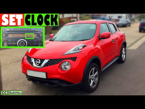 How to set clock on Nissan Juke - How to set time on Nissan Juke