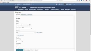 Creating a Numeric Grade Item