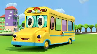 School Bus Where are You | Wheels on the Bus Go To Town - Nursery Rhymes with Beep Cars