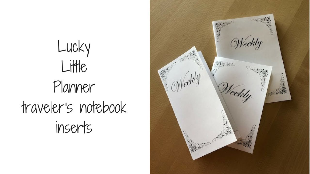 Unboxing: Lucky Little Planner traveler's notebook inserts