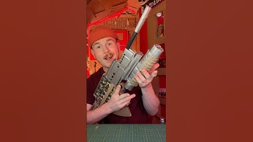 I made a cardboard grenade launcher.