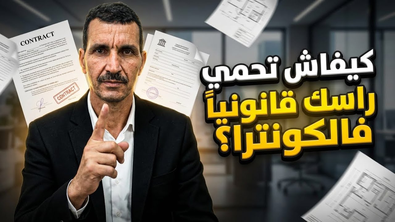 كيفاش تحمي رأسك قانونياً فالكونترا  بين المقاول وصاحب المشروع 🤔