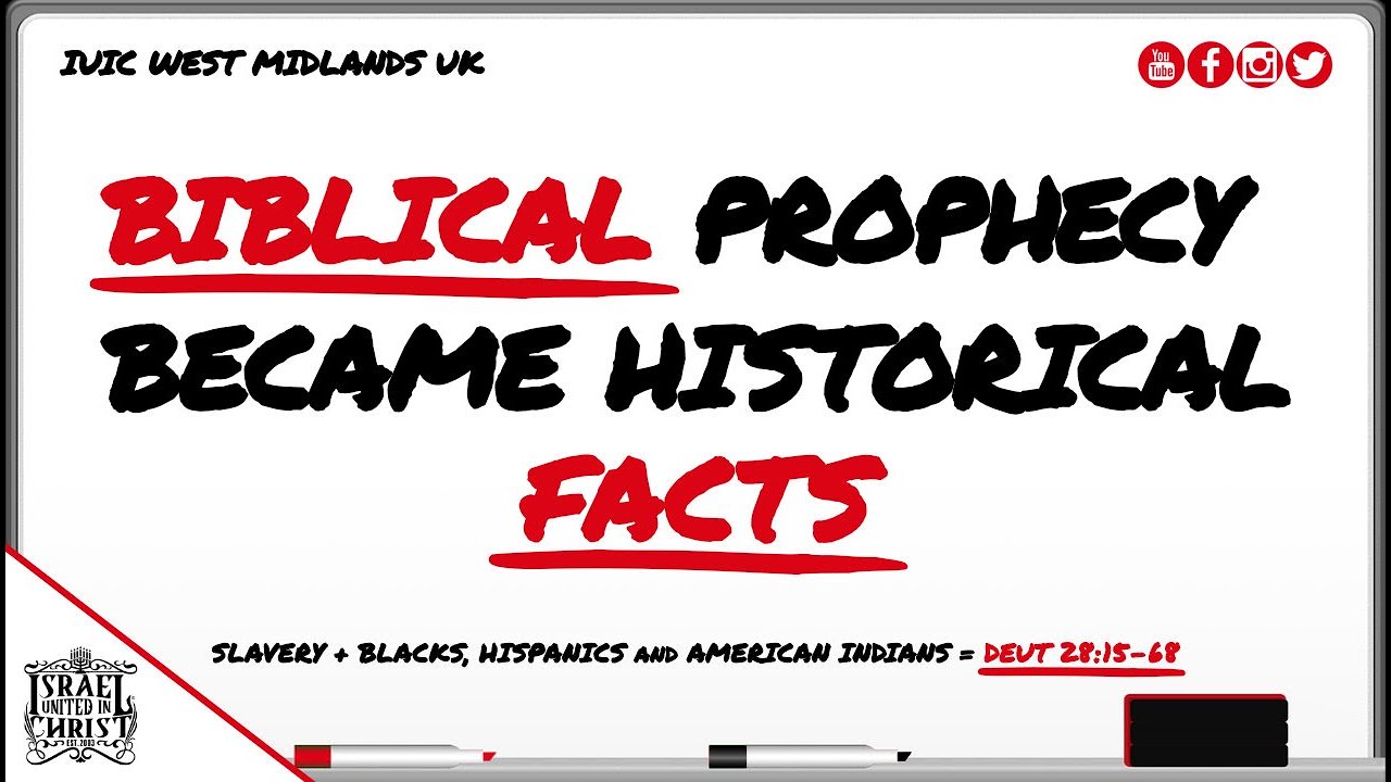 The Israelites Biblical Prophecy Became Historical Fact YouTube