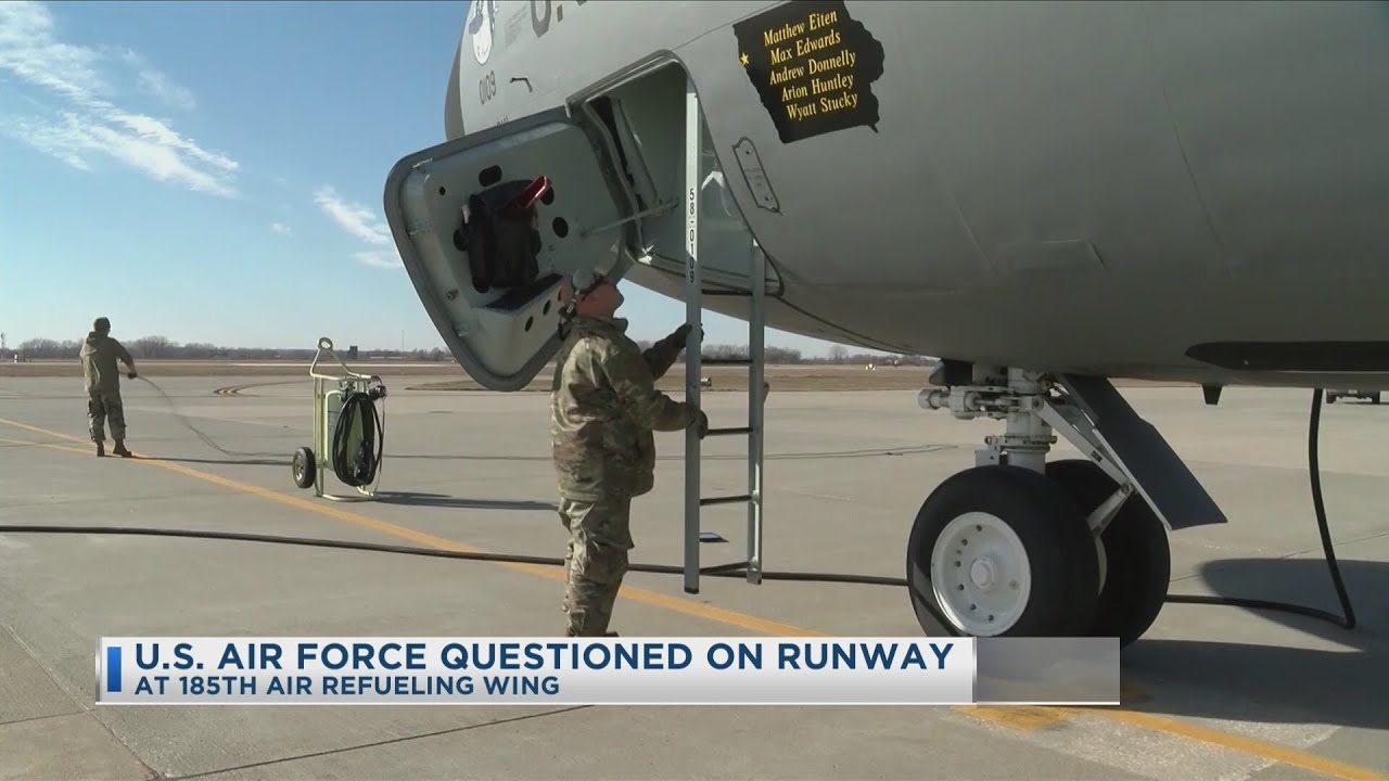 U.S. Air Force Question On Runway At 185th Refueling Wing