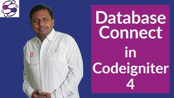 Connecting database in Codeigniter 4 | ci database | Configure Database | Codeigniter 4 tutorials