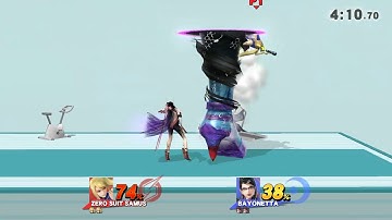 Bayonetta edge guard!