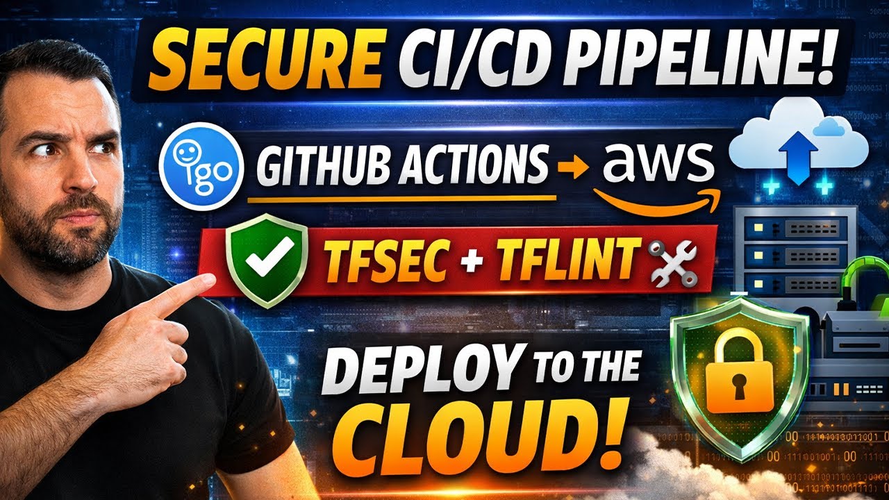 Создайте безопасный конвейер CI/CD на AWS 🚀 GitHub Actions + TFSEC + TFLint (пошаговое руководство)