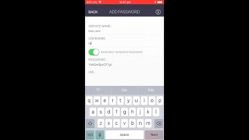 PassVult Lite  - Add Password Instructional
