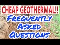 10 DIY Geothermal Frequently Asked Questions