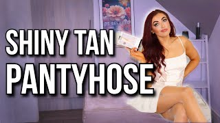 These Might Be The Shiniest Suntan Hose