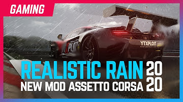 Assetto Corsa New Heavy Rain Mod FX - Custom Shaders Patch Rain FX Test 2020