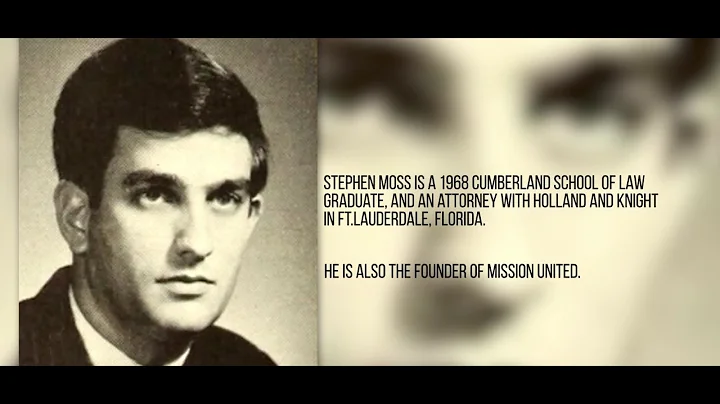 Stephen Moss:  Founder of Mission United