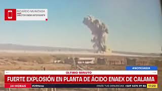 Director de la Onemi en Antofagasta: "No se acerquen a las proximidades" de explosión en Calama