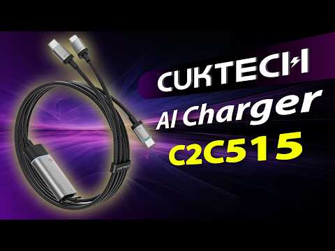 Cuktech AI Charger Cable C2C515: A powerful charging cable with two charging heads | Hyper Pixel ...