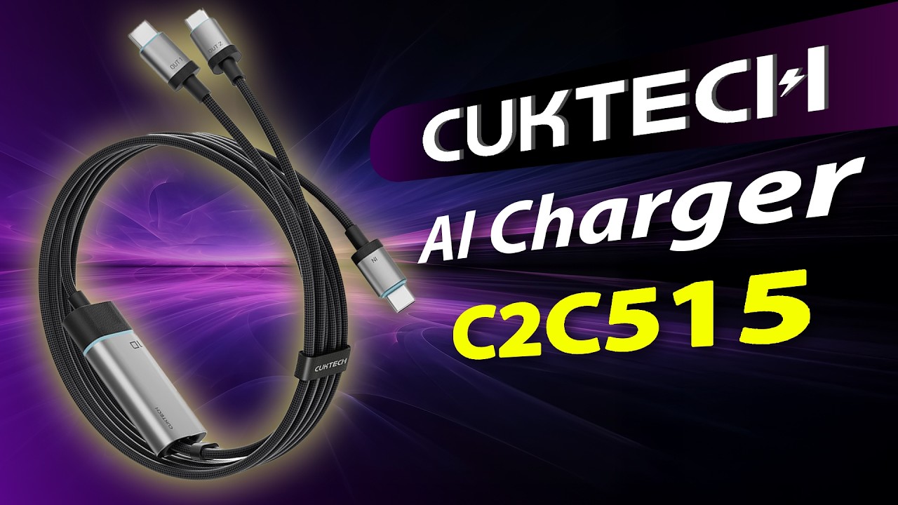 Cuktech AI Charger Cable C2C515 สายชาร์จทรงพลังมาพร้อมห้วชาร์จ 2 สาย | Hyper Pixel EP. 410