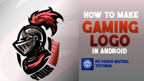 How to make gaming logo in android phone | Rk graphics tutorial | ps touch tutorial 2020
