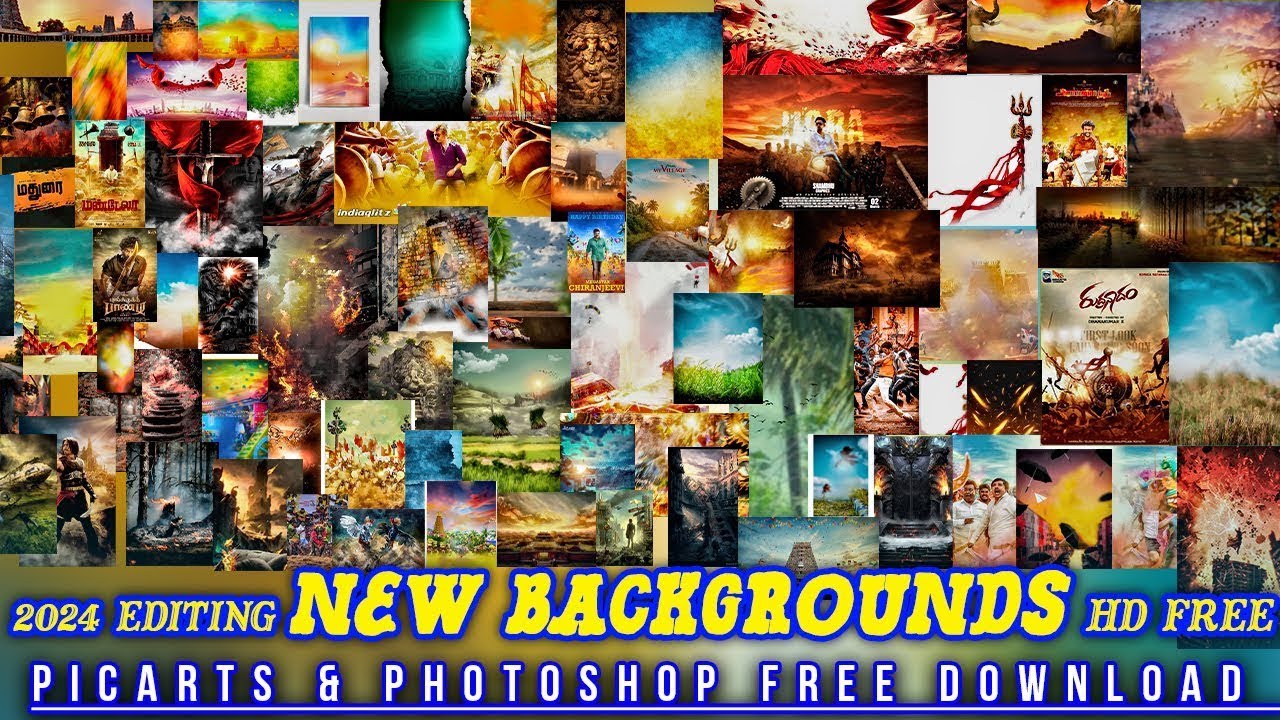 Mass Picarts and Photoshop Editing Backgrounds Free Download || 