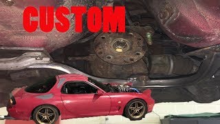 Fabricating Custom FD RX7 Differential Mount | SR Swapped Rx7 Build