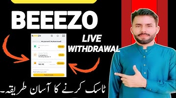 Beeezo New Free Earning App Full Guide | Beeezo App Withdrawal Process
