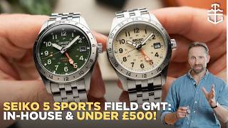 New Seiko 5 Sports Field GMT HDB001 & HDB002 | Hands On Review