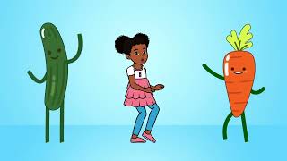 Information Veggie Dance  Steamed Broccoli Version Sped Up  Eating Healthy w Gracies Corner Update