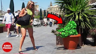 BUSHMAN PRANK: SHE WAS SO SURPRISED! HER REACTION is priceless 🤣😂