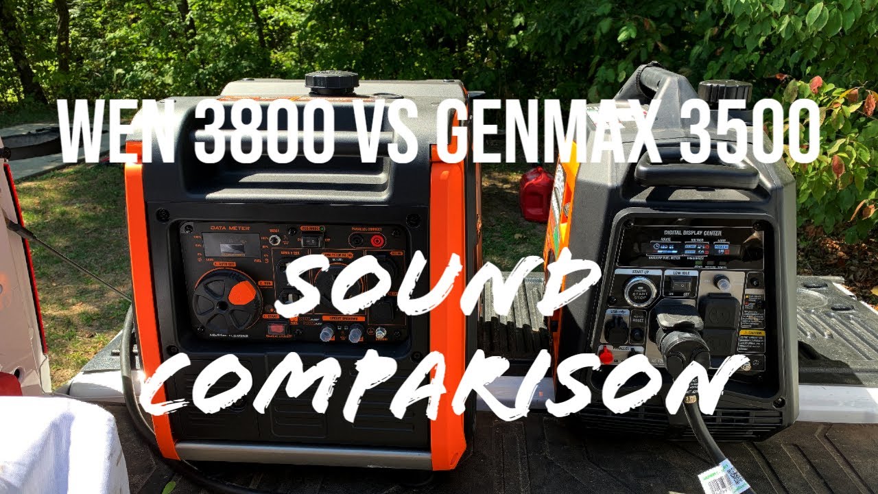 Inverter Generator Showdown - Wen 3800 vs Genmax 3500 Sound Comparison ...