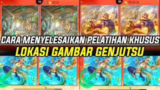 CARA MENYELESAIKAN PELATIHAN KHUSUS LOKASI GAMBAR GENJUTSU EVENT MLBB NARUTO BARU GAMBAR 2026 screenshot 2